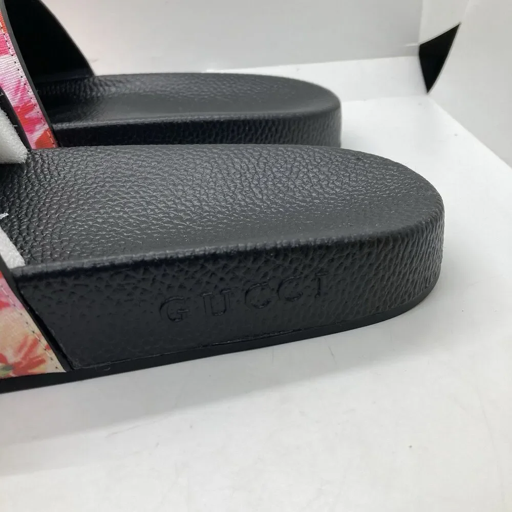 Gucci GG Blooms Supreme Sandals Floral Size 7.5 38EU - Picture 2 of 11